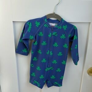 LIKE NEW Hanna Andersson Rash Guard Swim Suit, 6-12 months